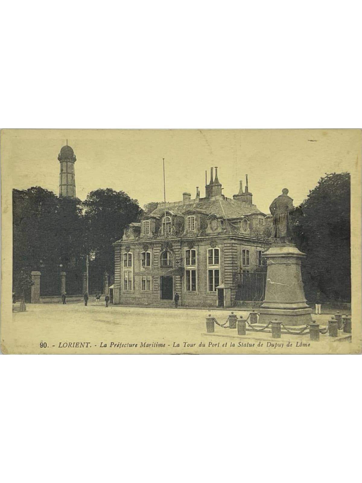 Recto de la carte postale