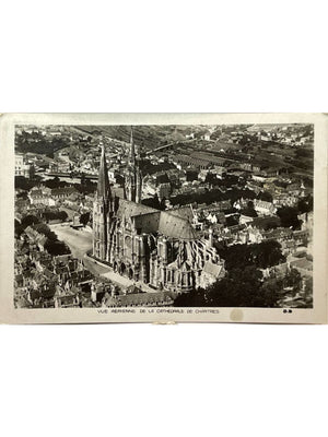 Carte postale – Chartres – Vue aérienne de la cathédrale Notre-Dame – Aéro-Photo