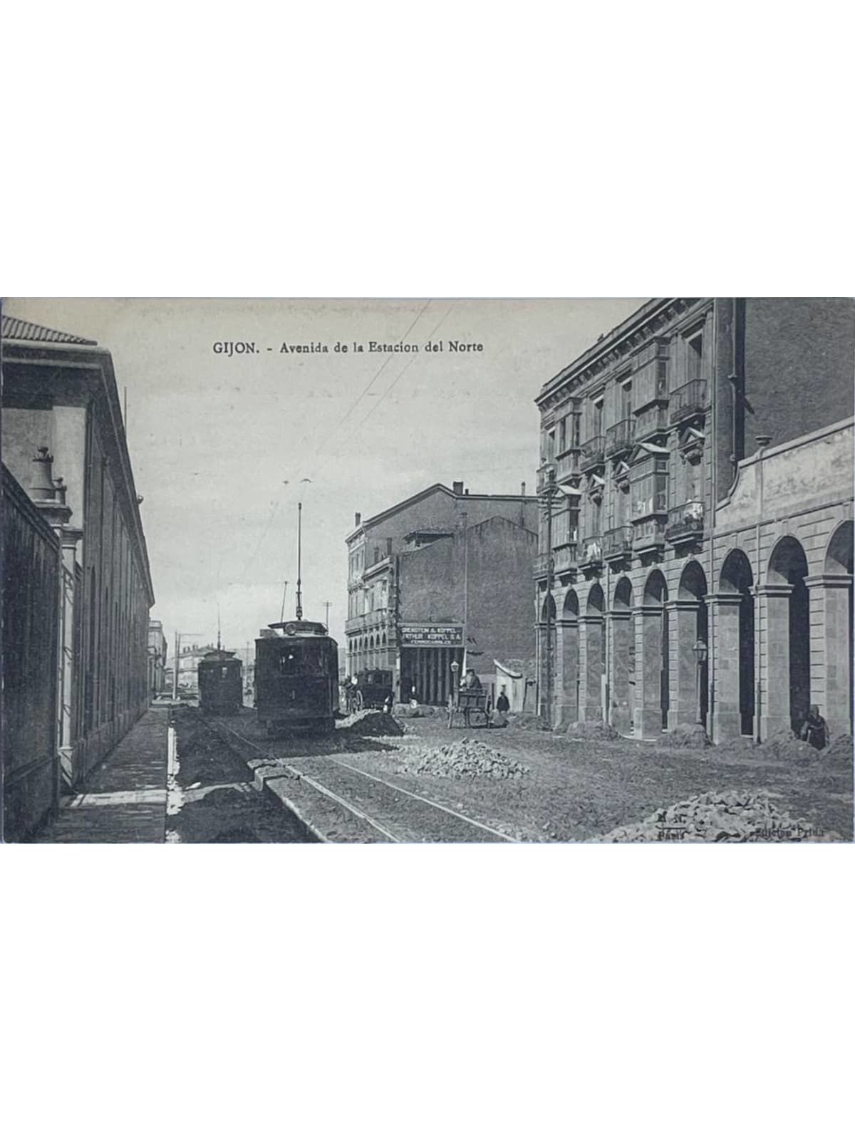 Recto de la carte postale