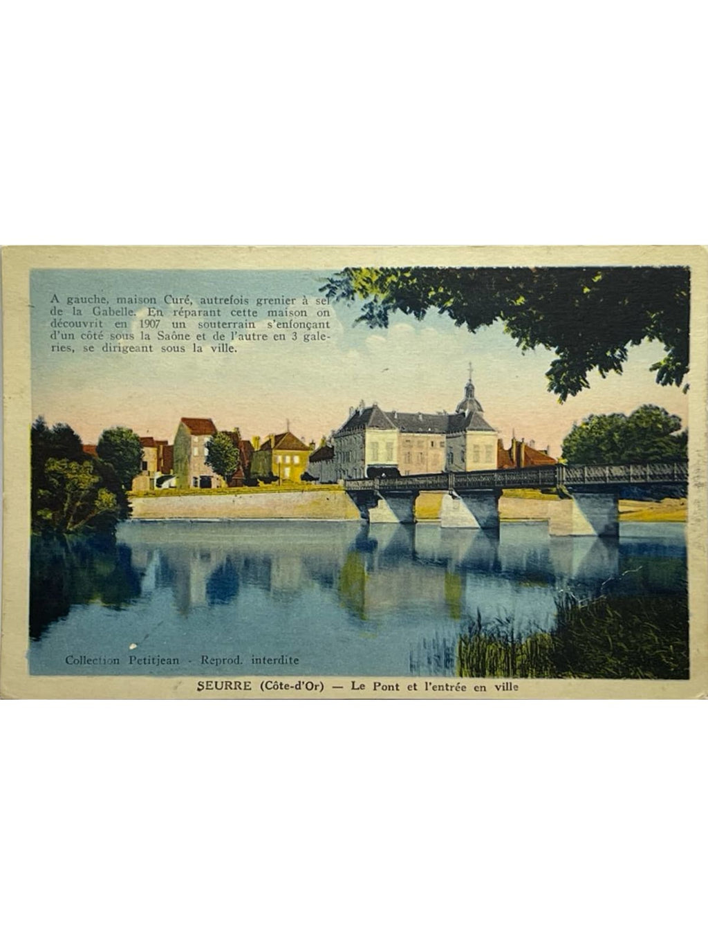 Recto de la carte postale