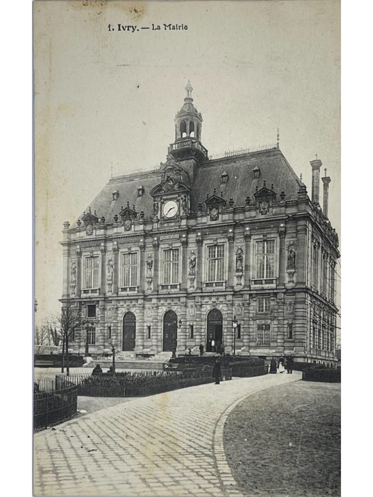 Recto de la carte postale