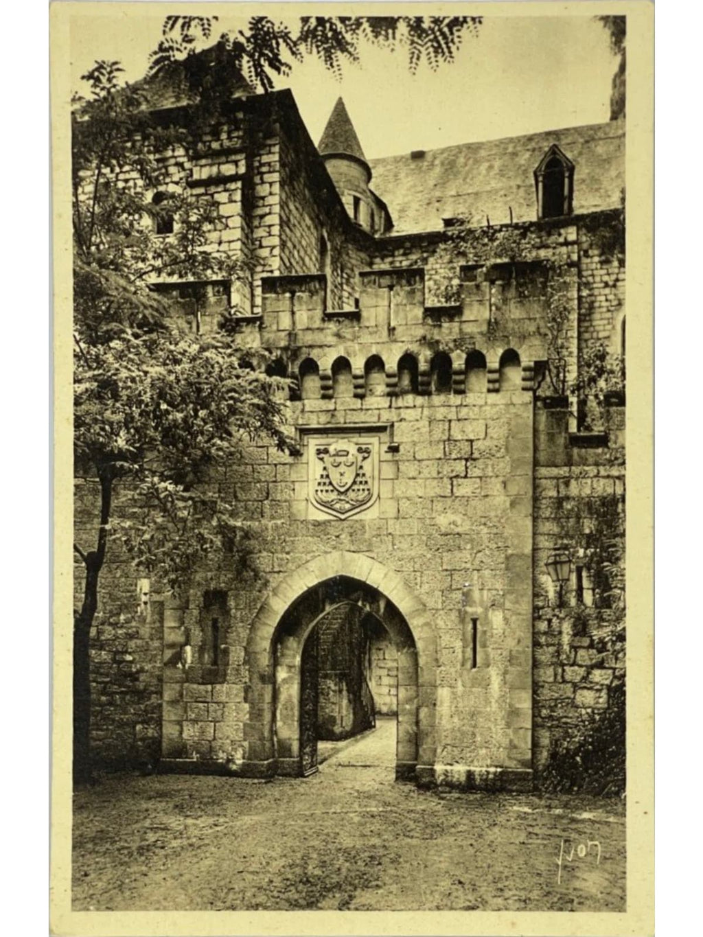 Recto de la carte postale