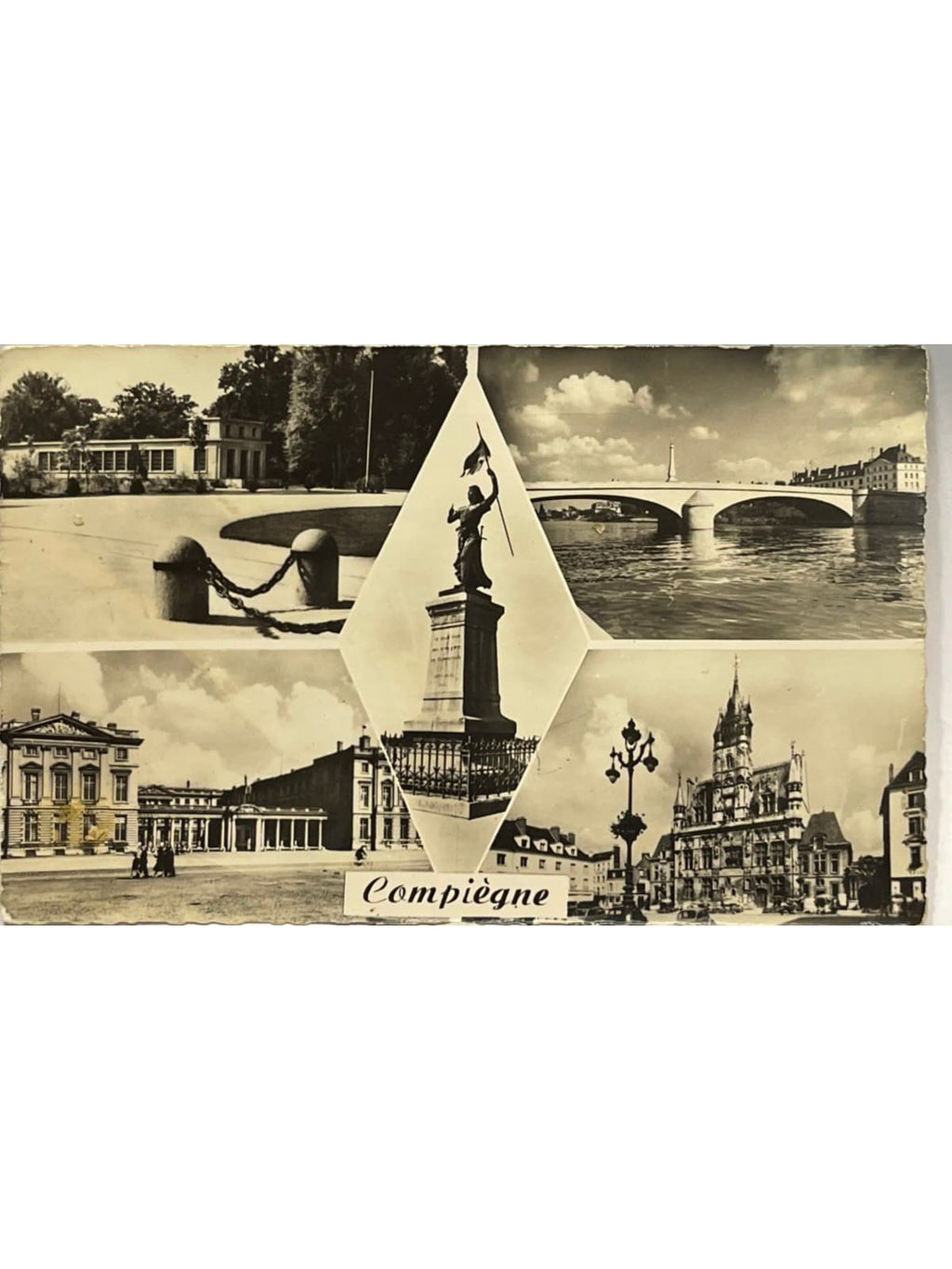 Recto de la carte postale