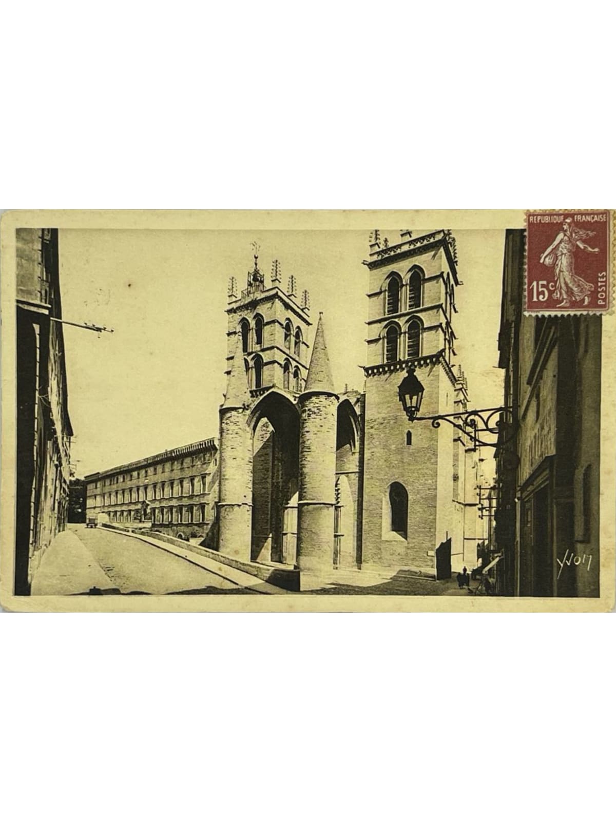 Recto de la carte postale