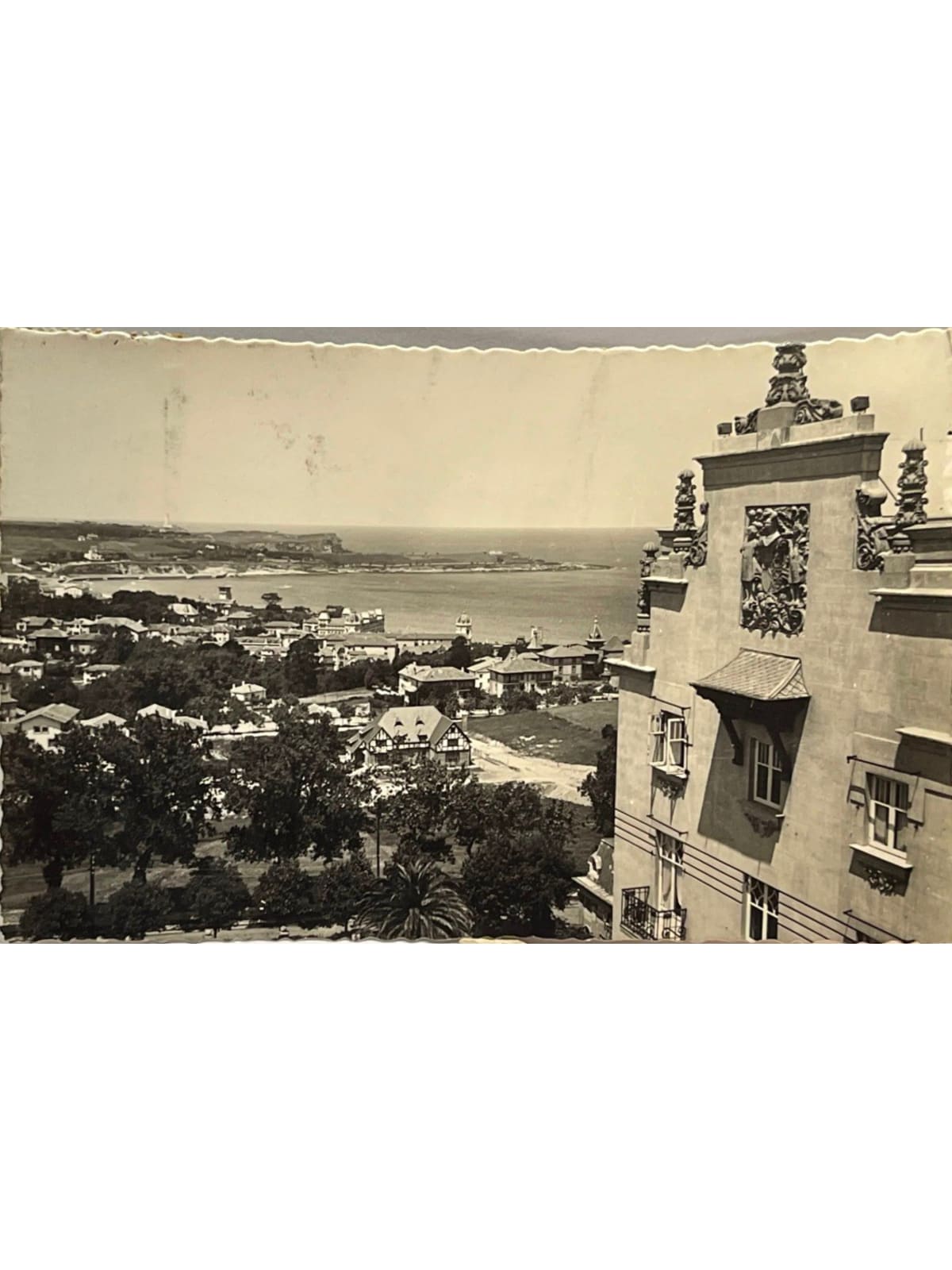 Recto de la carte postale