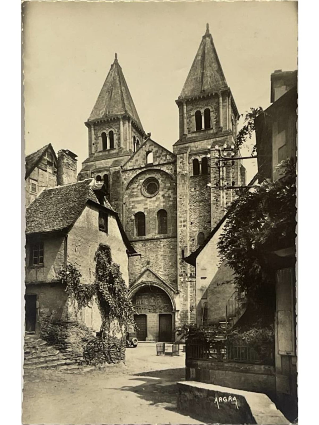 Recto de la carte postale