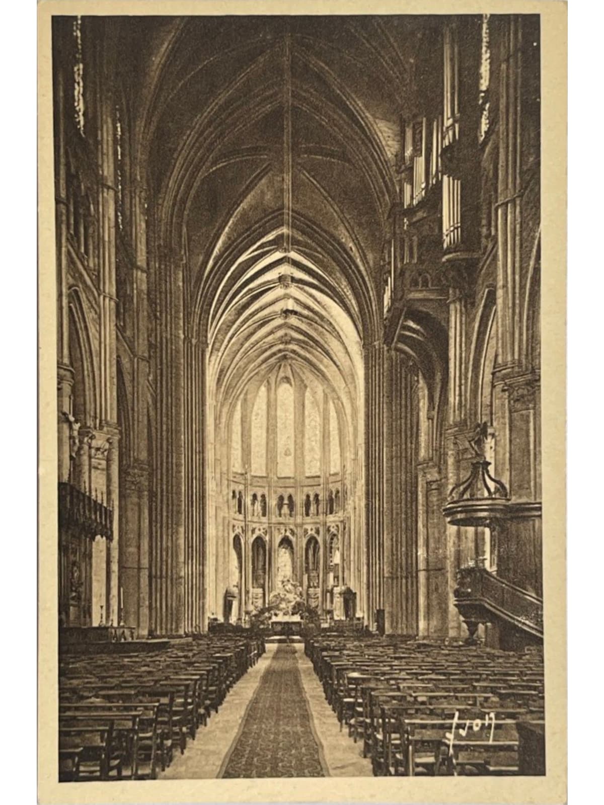 Recto de la carte postale