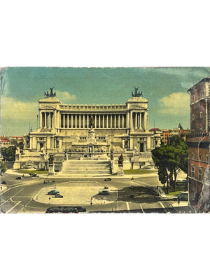 Rome – Monument à Victor-Emmanuel II – Carte postale couleur années 1950