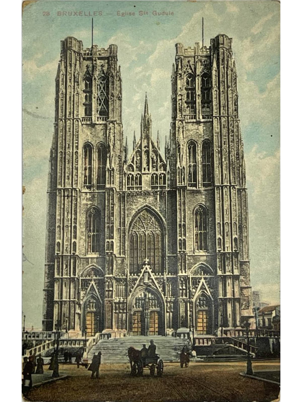 Recto de la carte postale