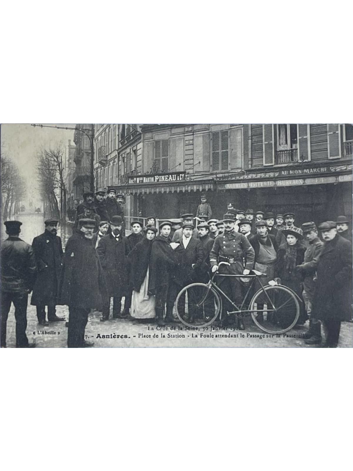 Recto de la carte postale