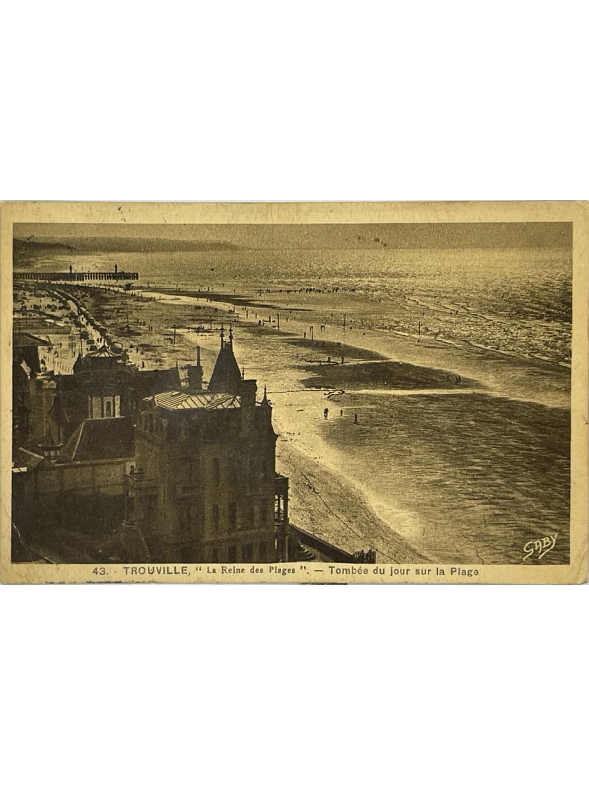 Recto de la carte postale