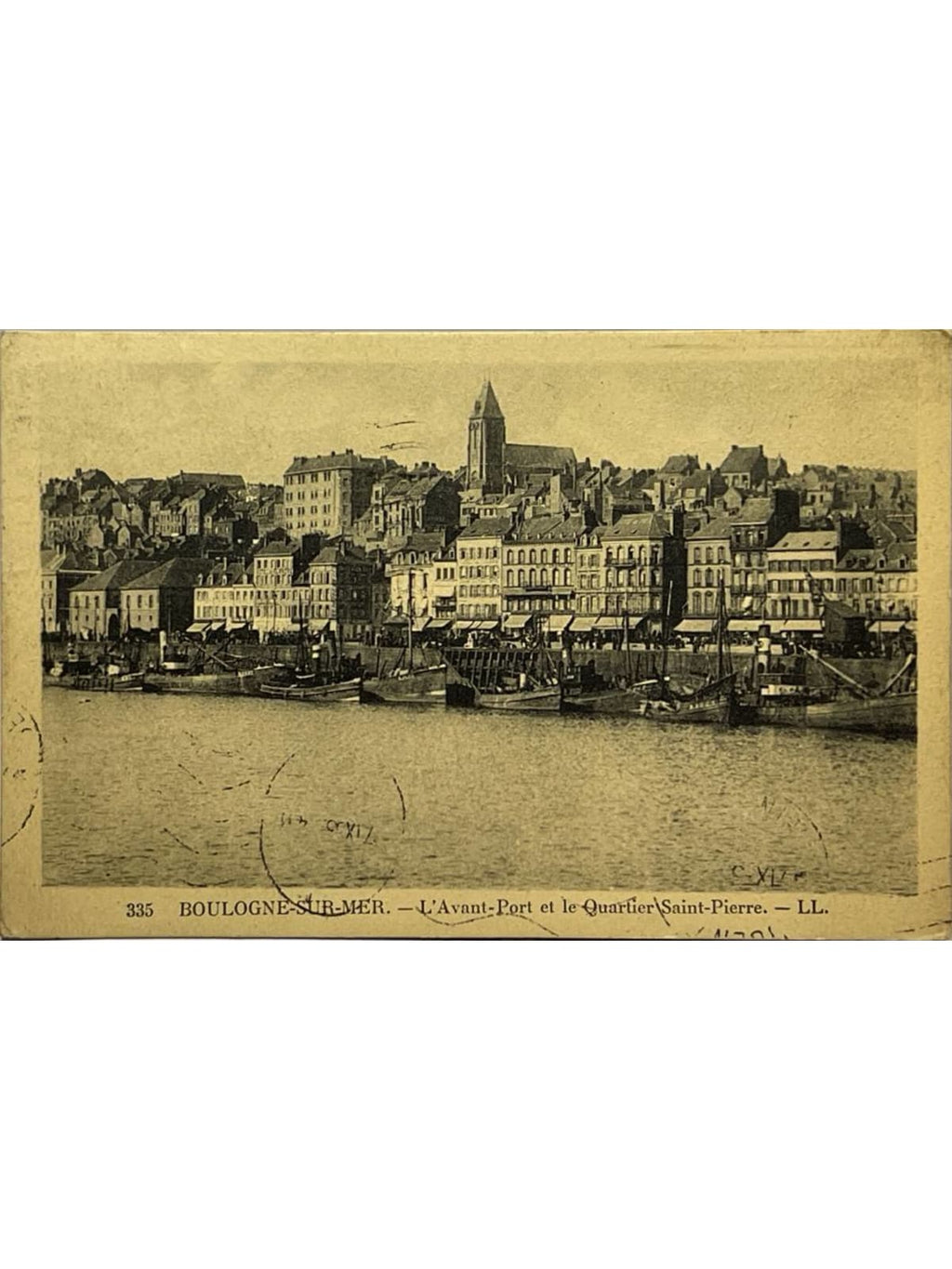 Recto de la carte postale