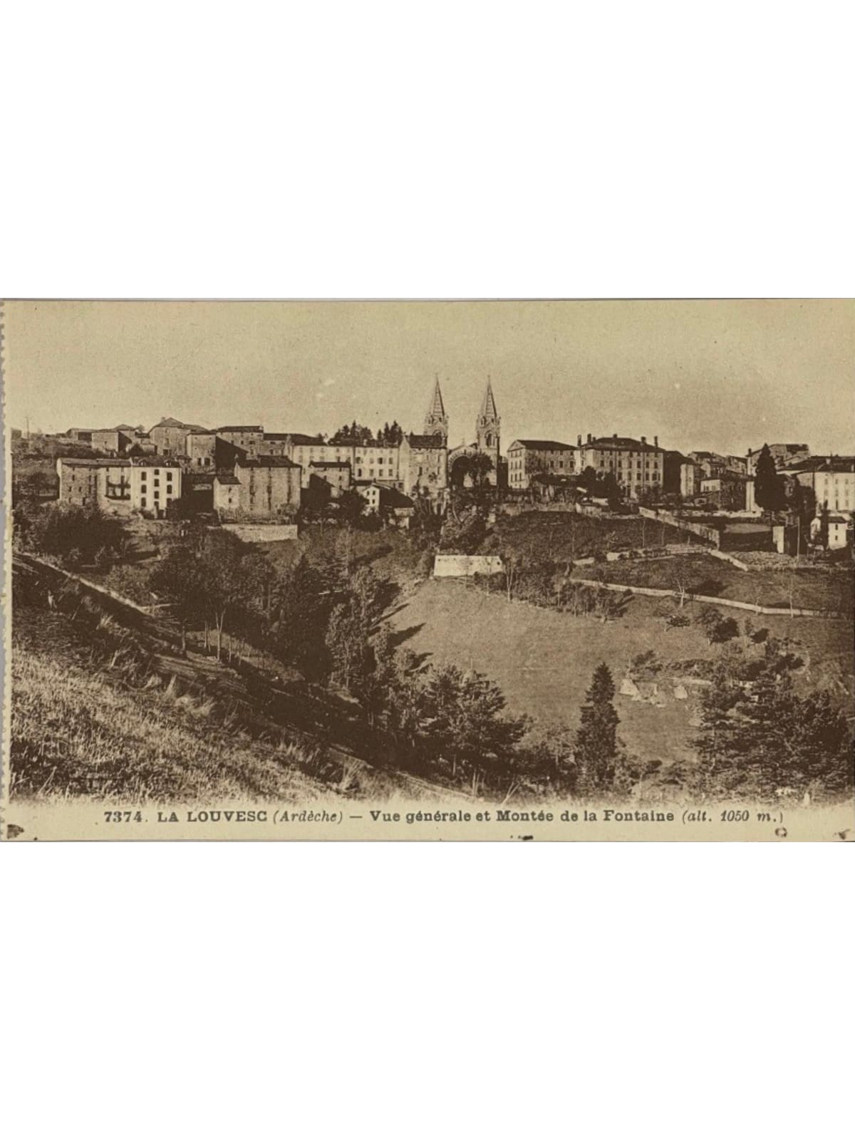 Recto de la carte postale