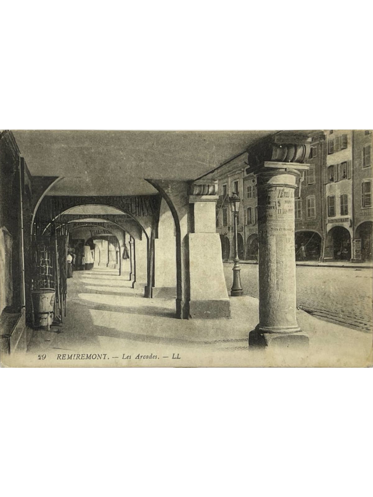 Recto de la carte postale