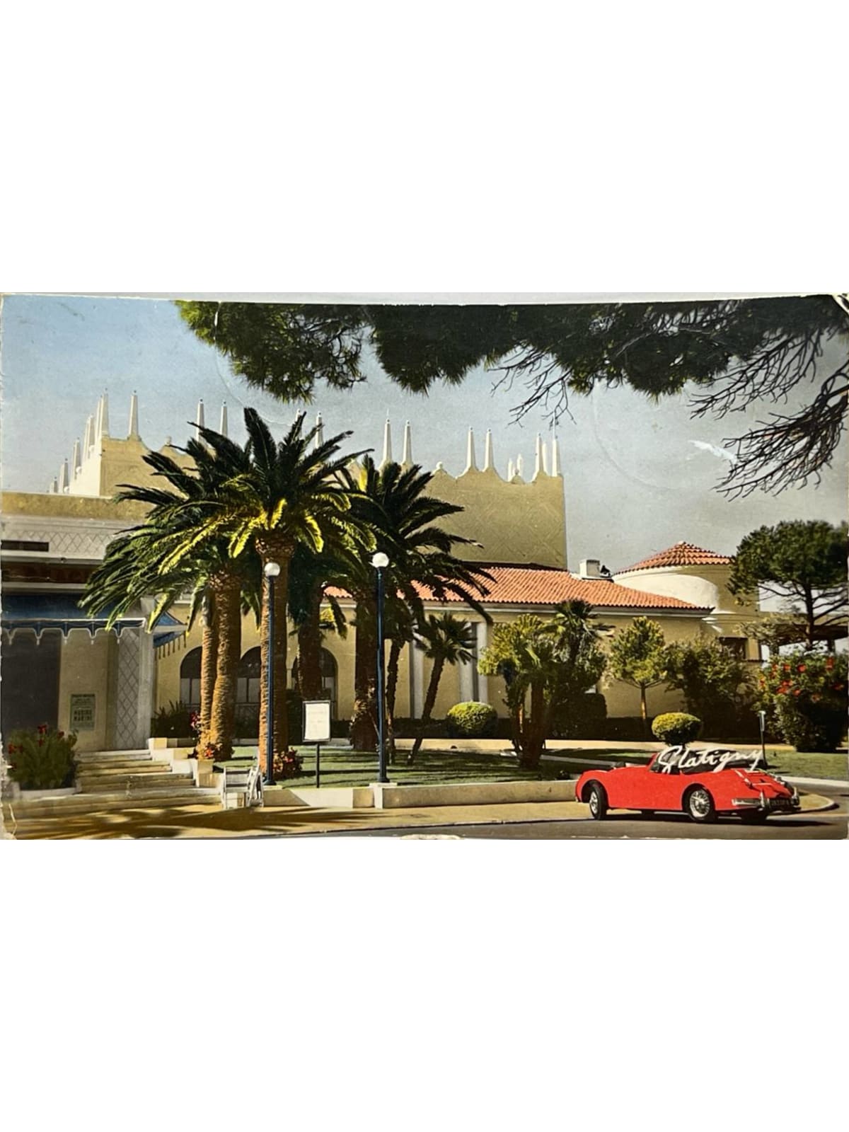 Recto de la carte postale
