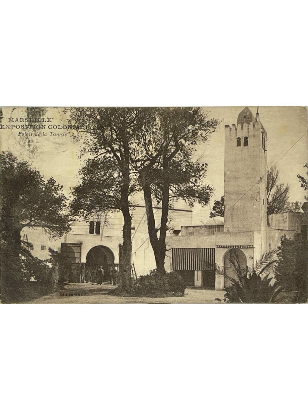 Recto de la carte postale