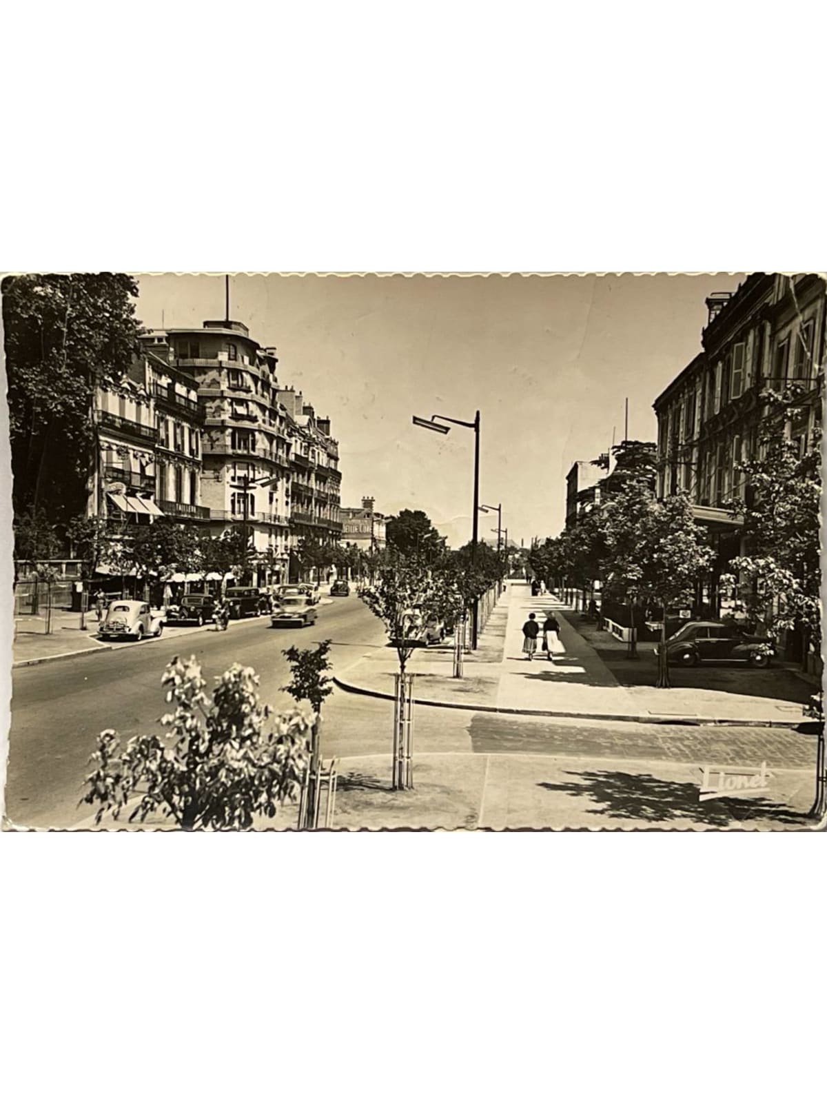 Recto de la carte postale