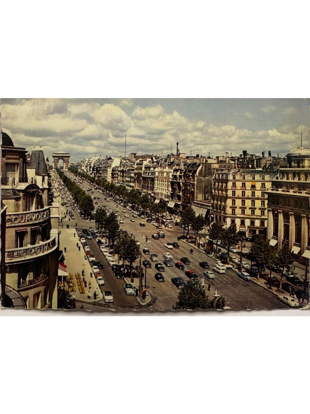 Recto de la carte postale