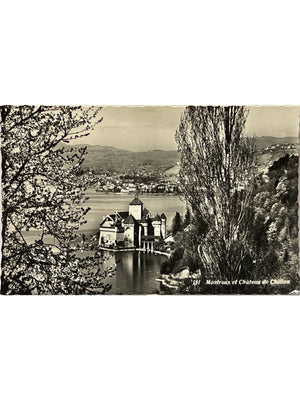 Montreux – Château de Chillon et lac Léman – CPSM n° 191