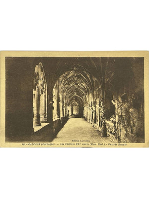 Cadouin (Dordogne) – Cloître, galerie royale – CPA n°10