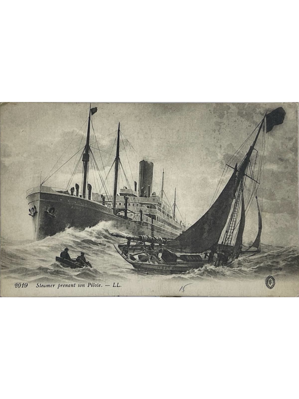 Recto de la carte postale