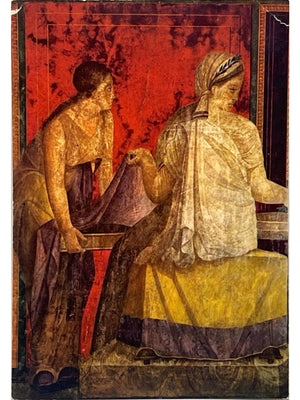 Pompéi – Villa des Mystères, Le sacrifice – Fresque antique – CPSM