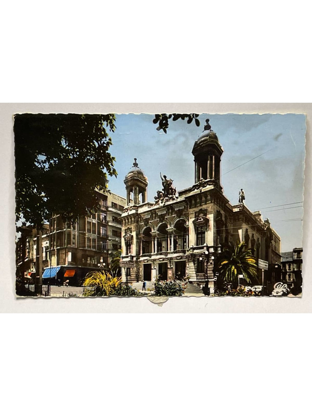 Recto de la carte postale