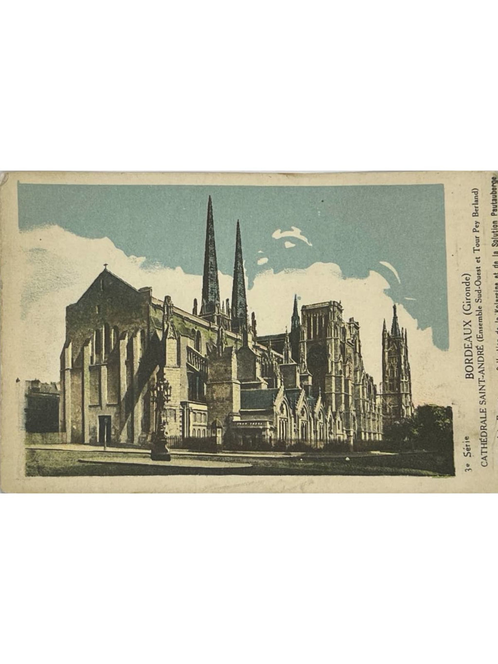 Recto de la carte postale