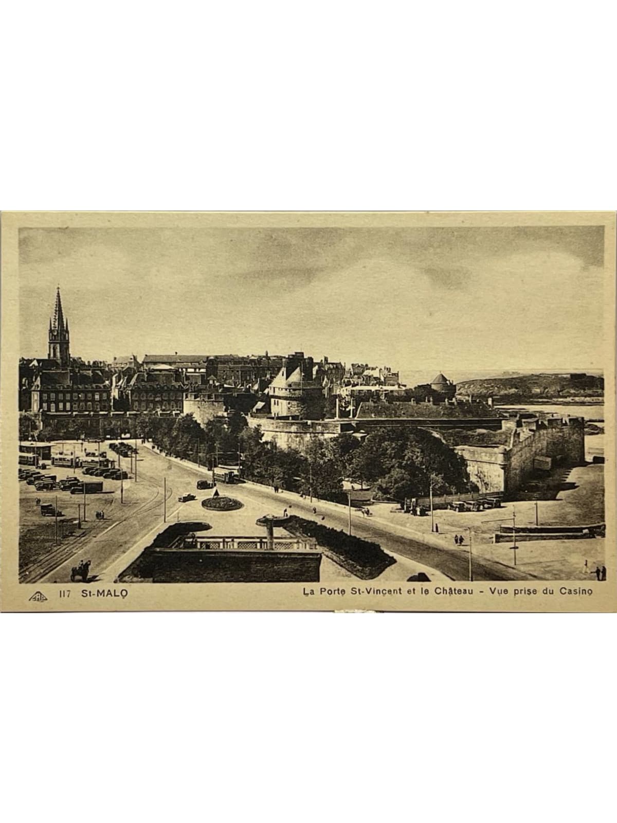 Recto de la carte postale
