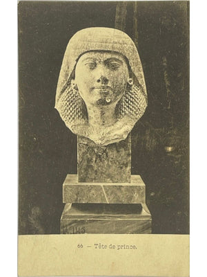 Tête de prince – Antiquité égyptienne – Maison d'Art Bruxelles – CPA n° 66