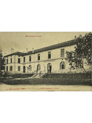 Mirecourt – École normale, façade – CPA ancienne n° 10867