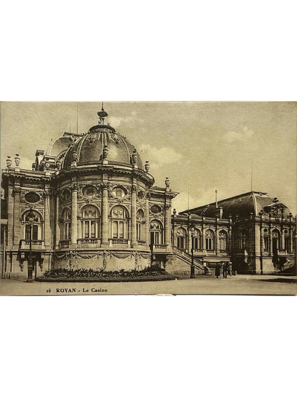 Recto de la carte postale