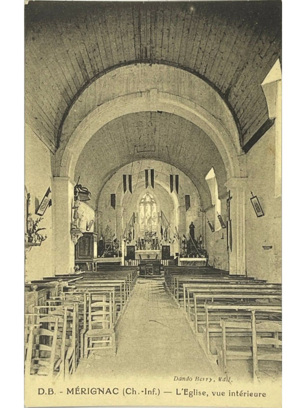 Recto de la carte postale