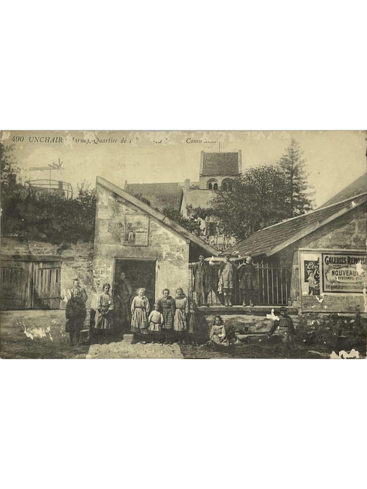 Recto de la carte postale