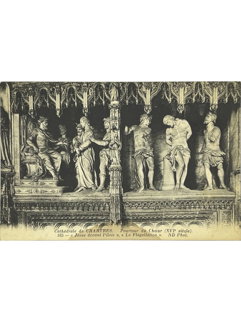 Recto de la carte postale