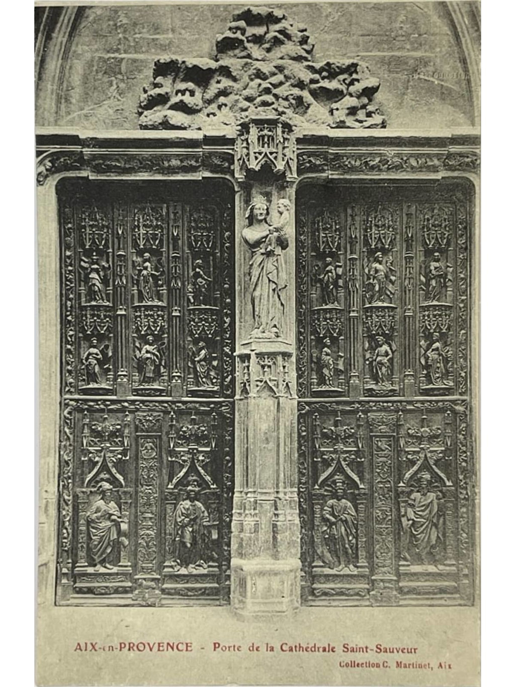 Recto de la carte postale