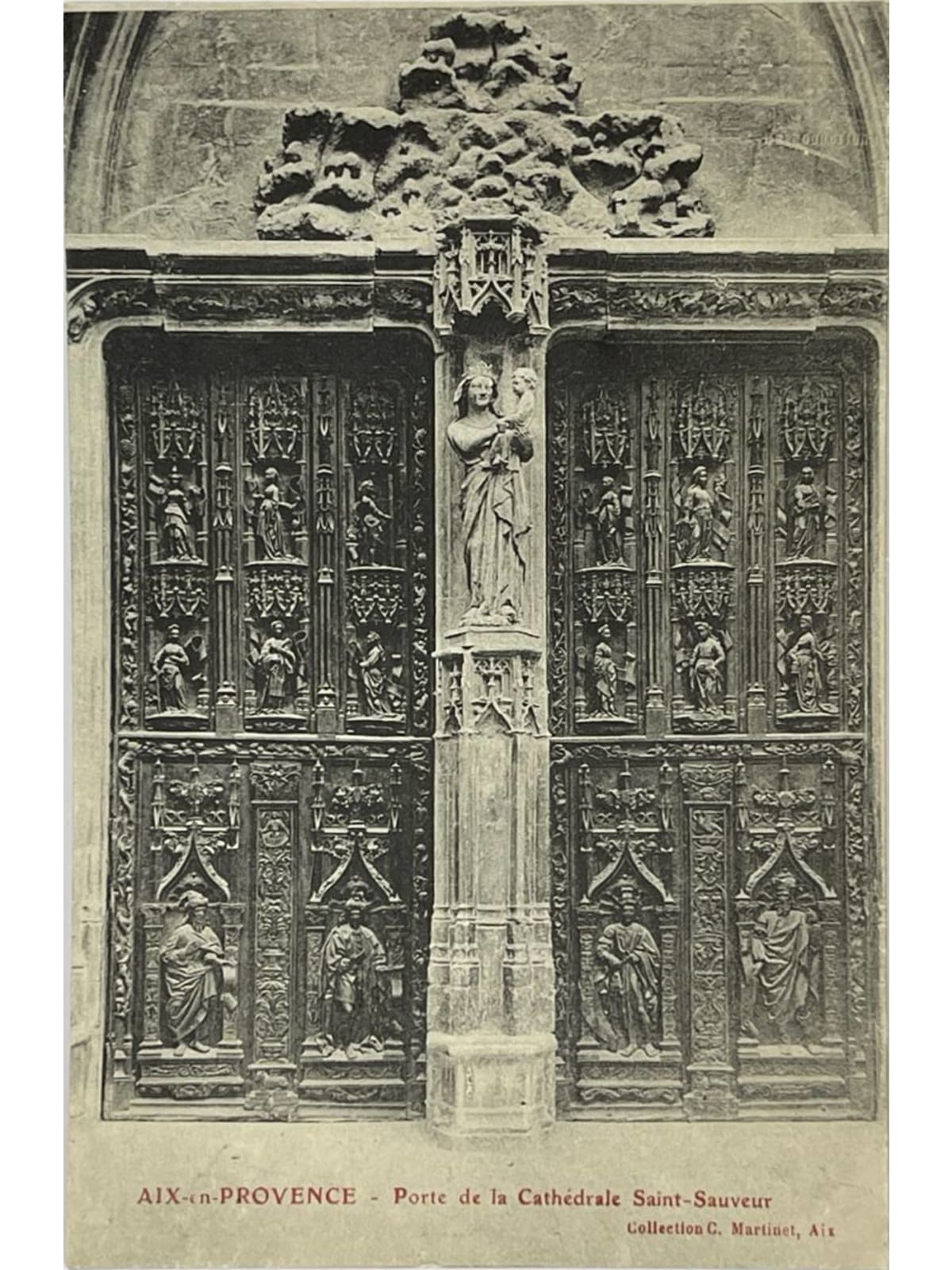 Recto de la carte postale