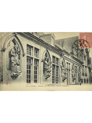 Reims – Maison des Musiciens, rue de Tambour – CPA n° 71
