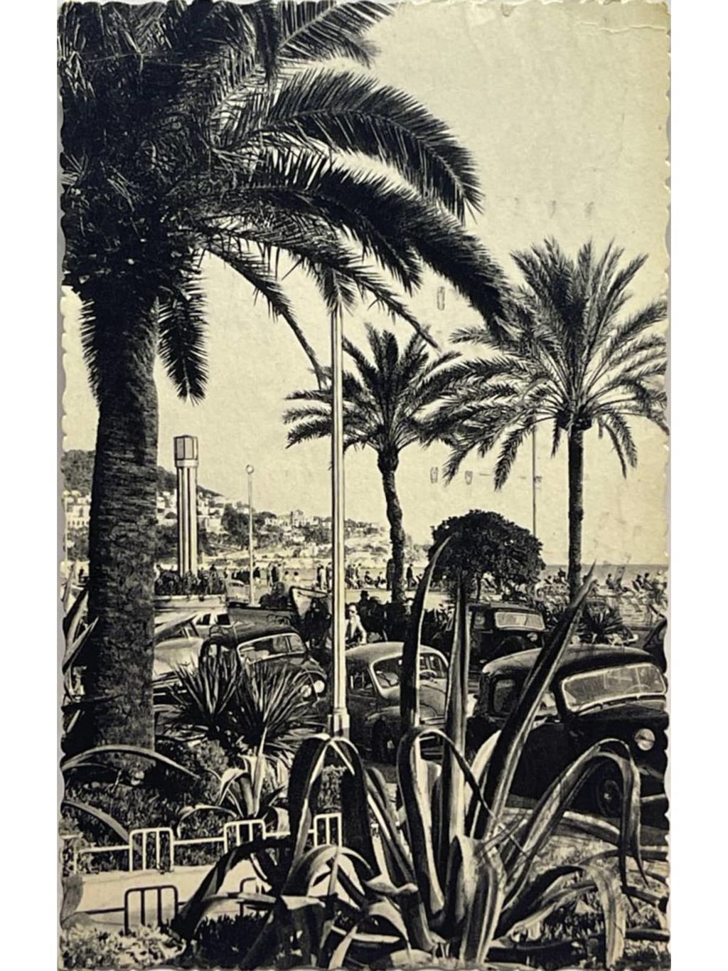 Recto de la carte postale