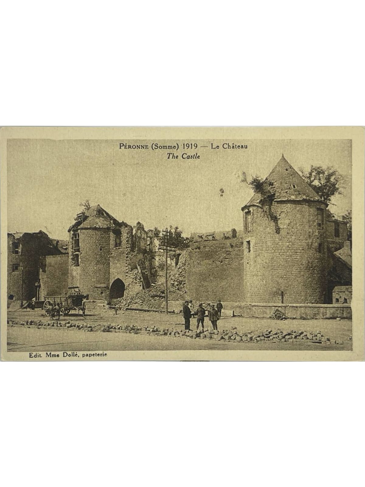 Recto de la carte postale