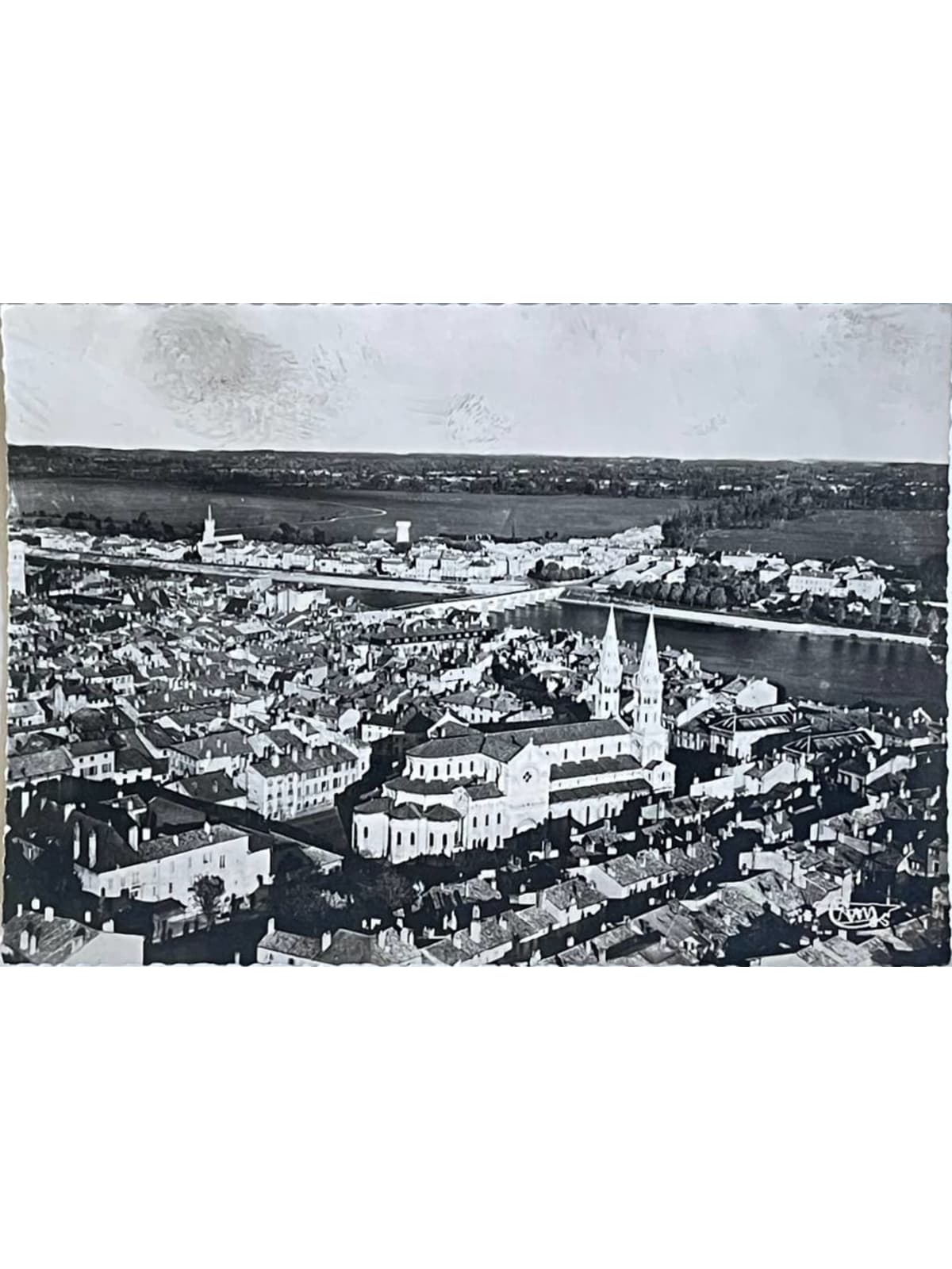 Recto de la carte postale