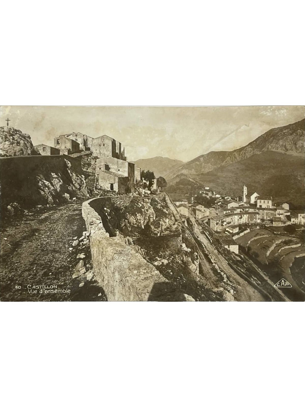 Recto de la carte postale