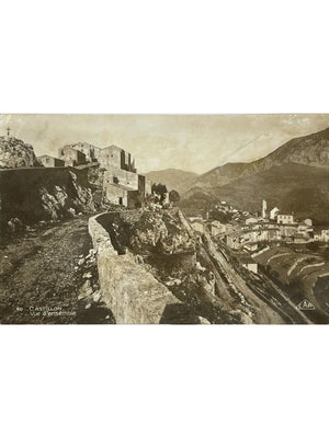Castillon (Alpes-Maritimes) – Vue d'ensemble du village – CPA n° 40