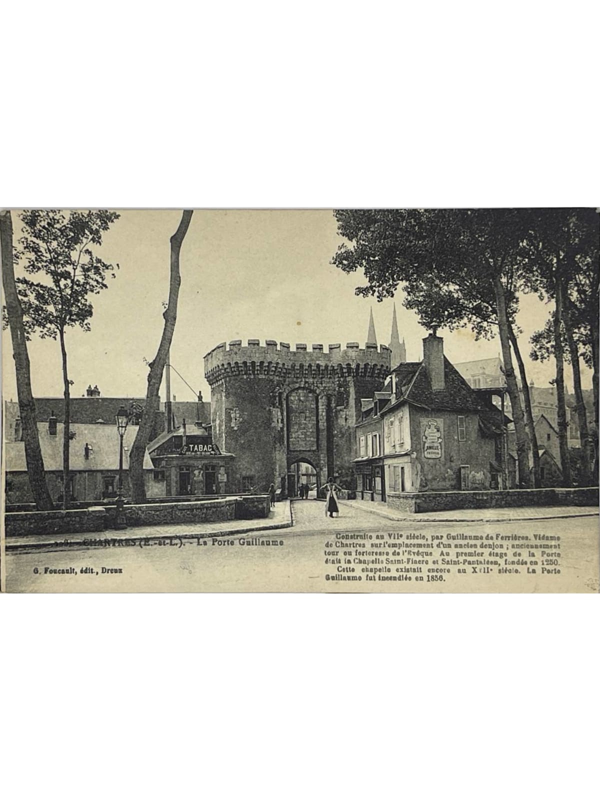 Recto de la carte postale