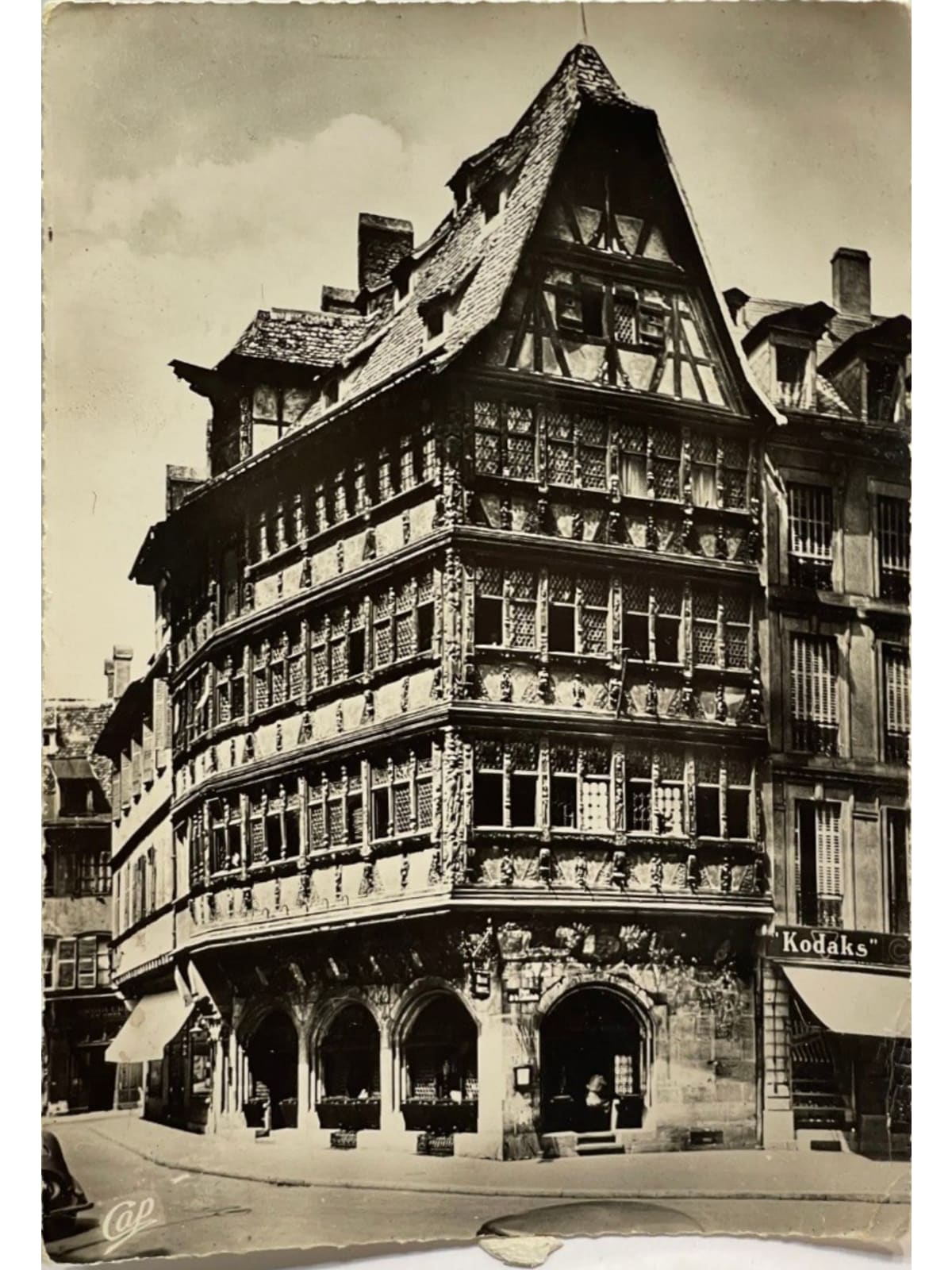 Recto de la carte postale