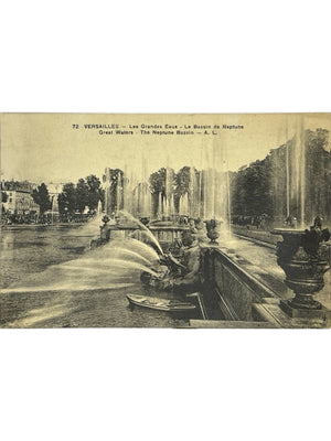 Versailles – Les Grandes Eaux, bassin de Neptune – CPA n° 72