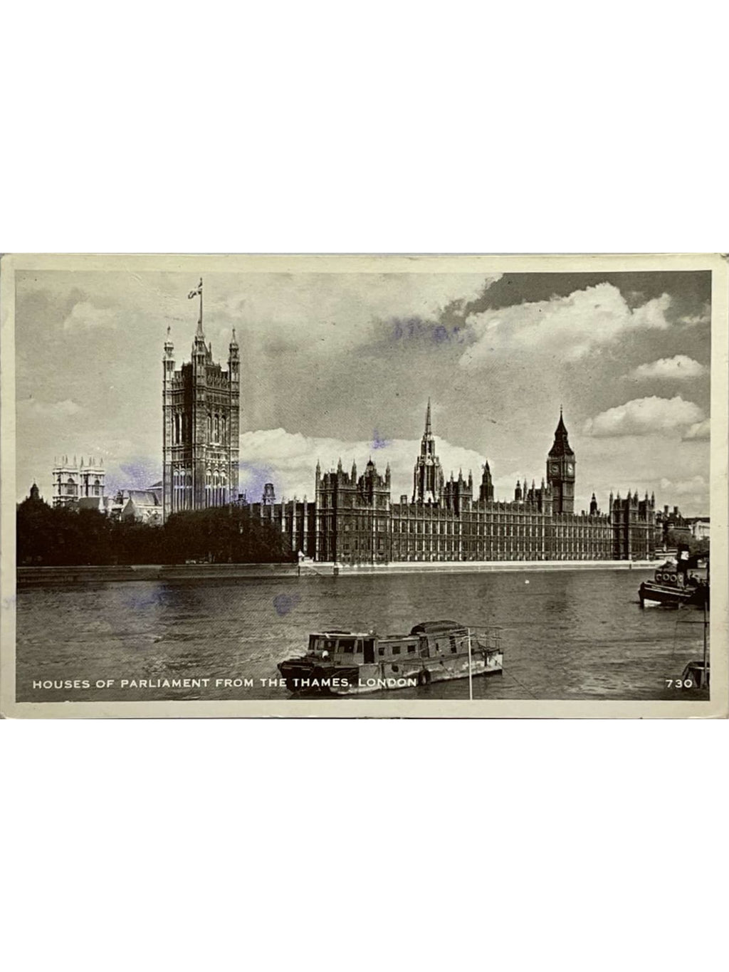 Recto de la carte postale