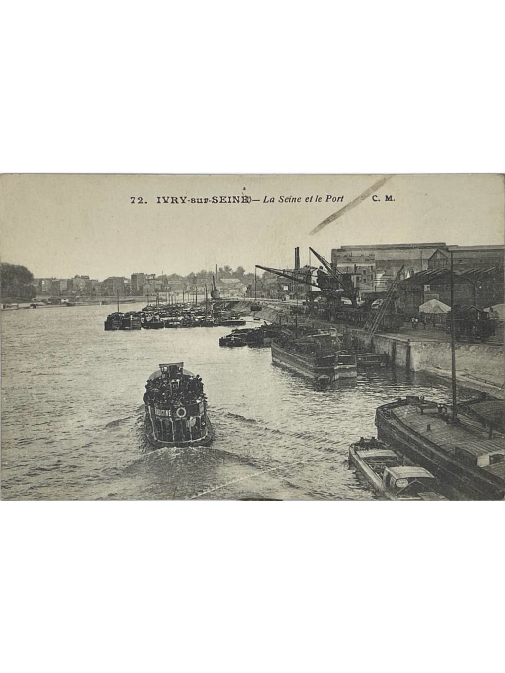 Recto de la carte postale