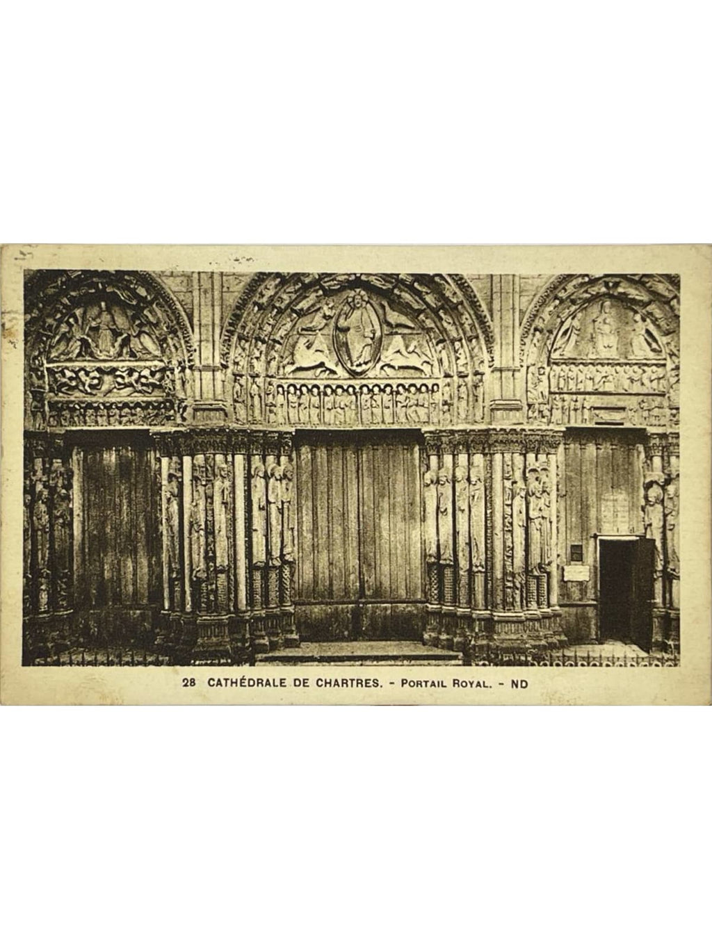 Recto de la carte postale