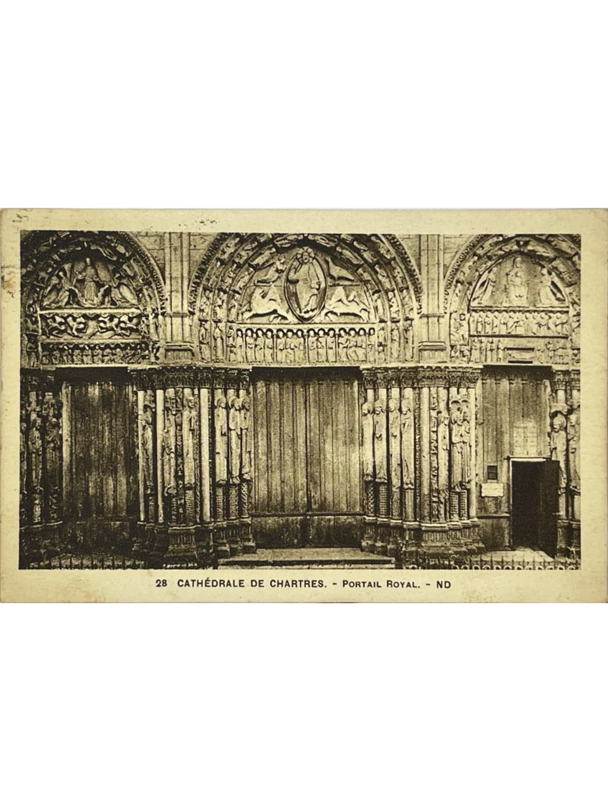 Recto de la carte postale